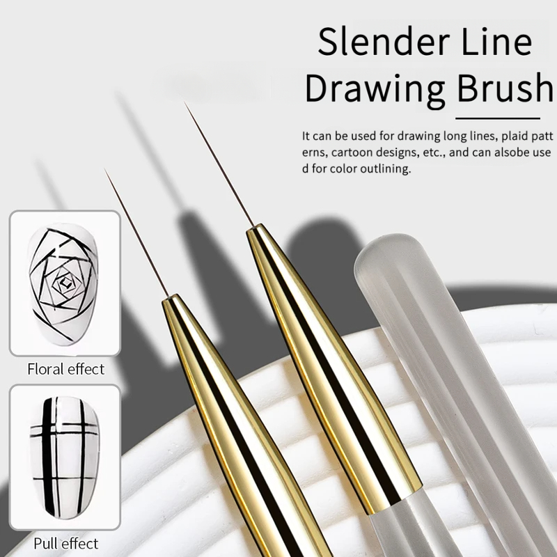 Detailing Brush Set - 1/2/5Pcs Nail Art Liner Brush Set