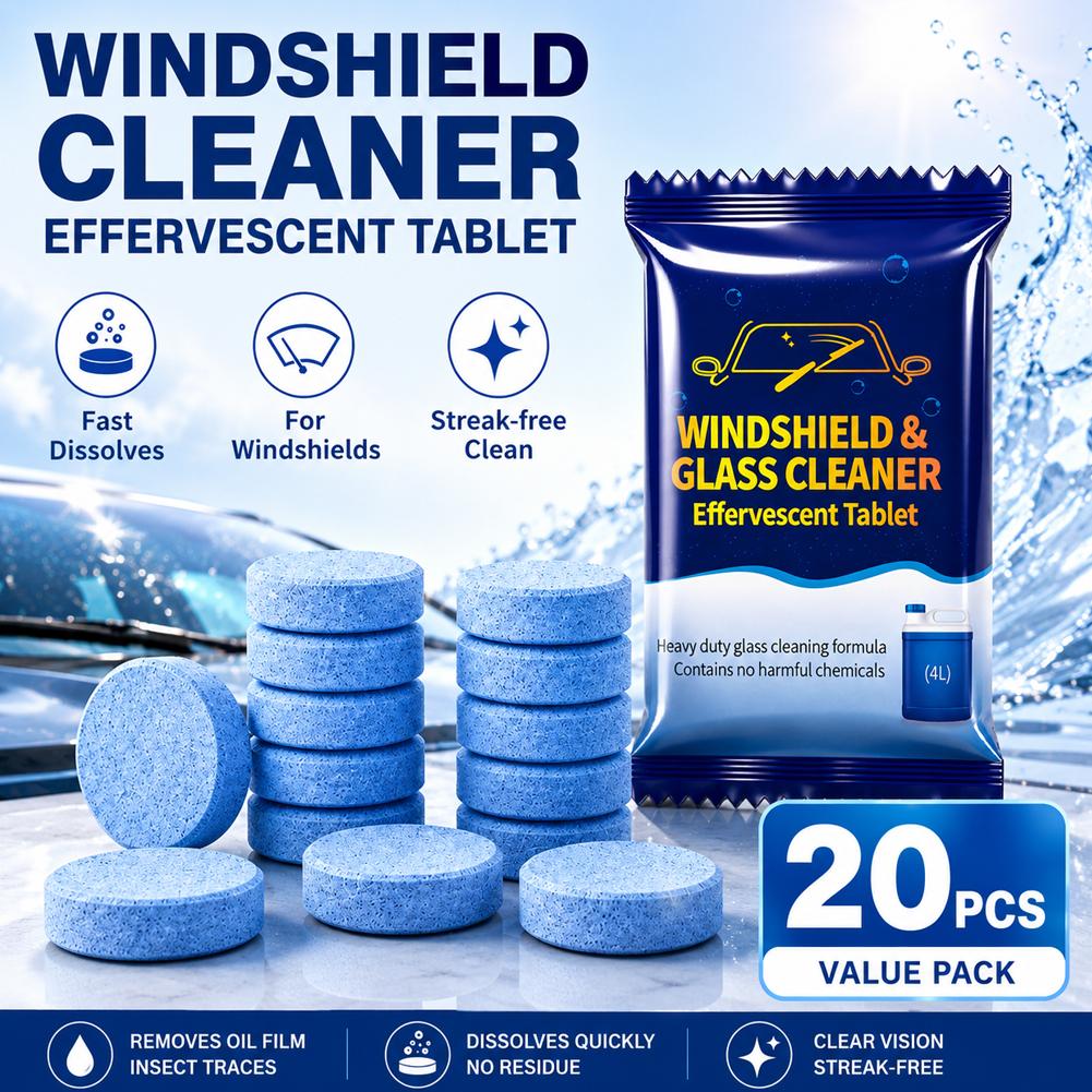 Car Windshield Washer Efferves - Glass Cleaner Streak recension och pris