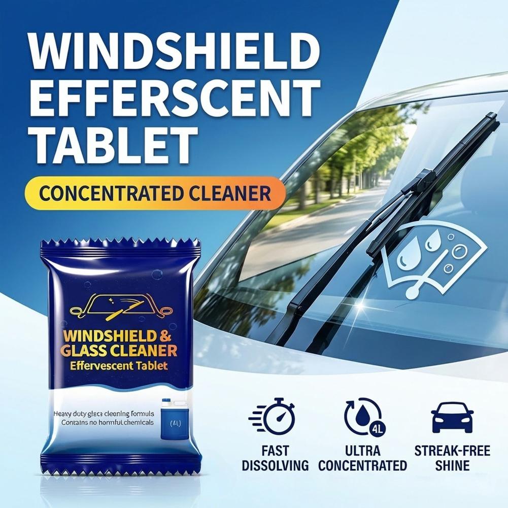 Car Windshield Washer Efferves - Glass Cleaner Streak recension och pris