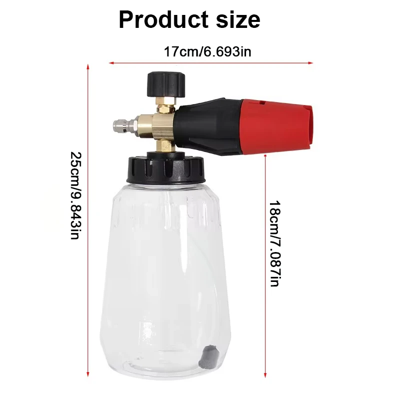 High Pressure PA Foam Cannon   - Pressure Washer Foam Gun recension och pris