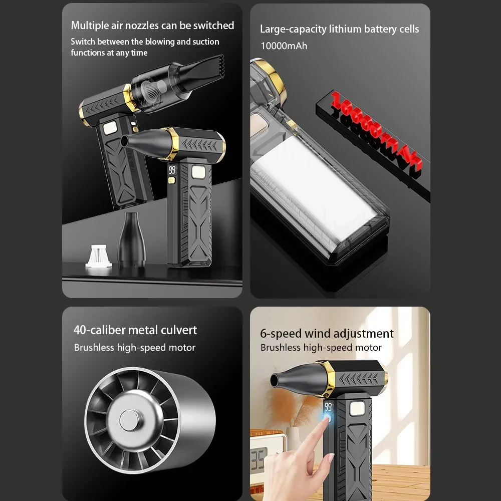 Upgraded 400000RPM Jet Fan M18 - Dryer Car Blower recension och pris