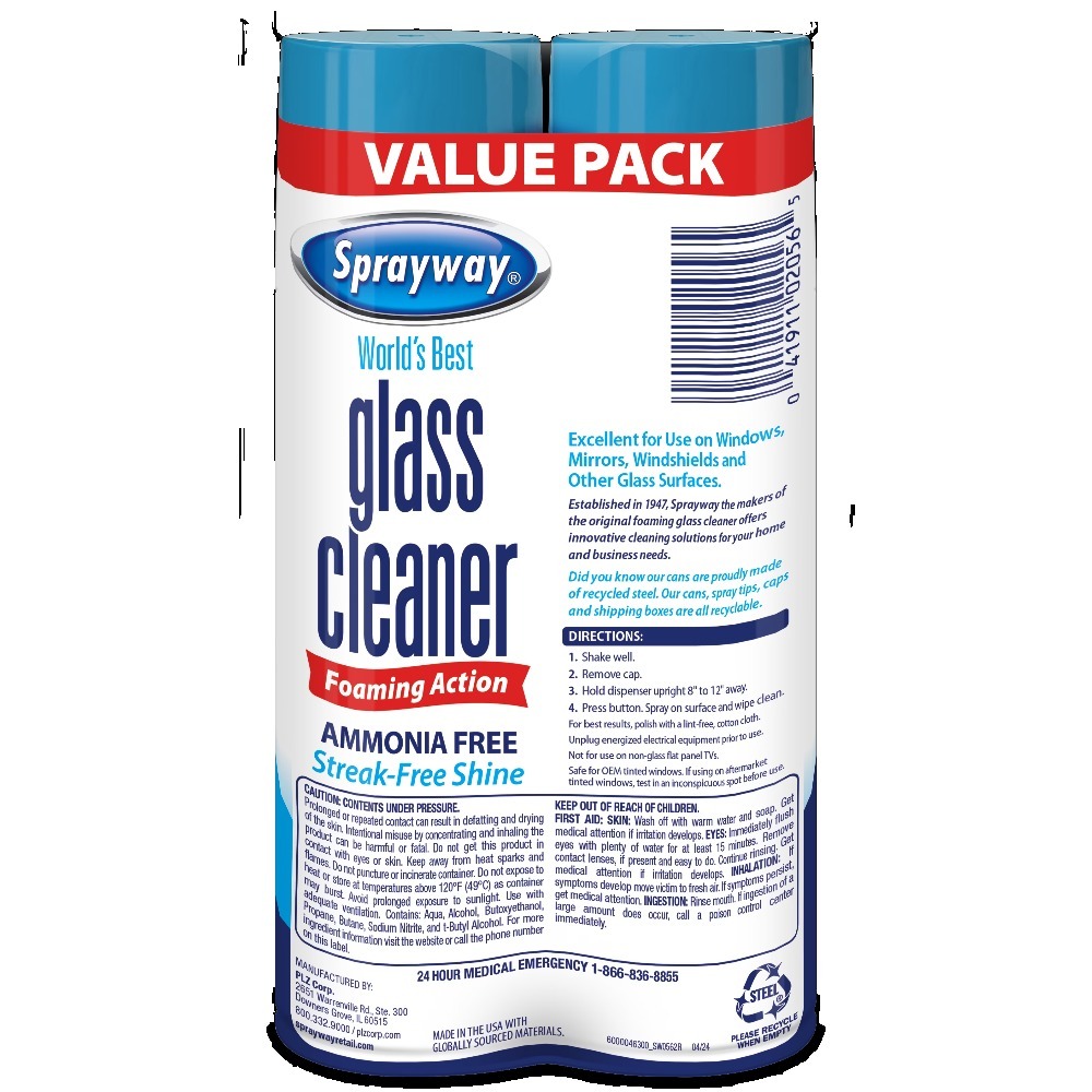 Glass Cleaner Foaming Aerosol  - Glass Cleaner Streak recension och pris