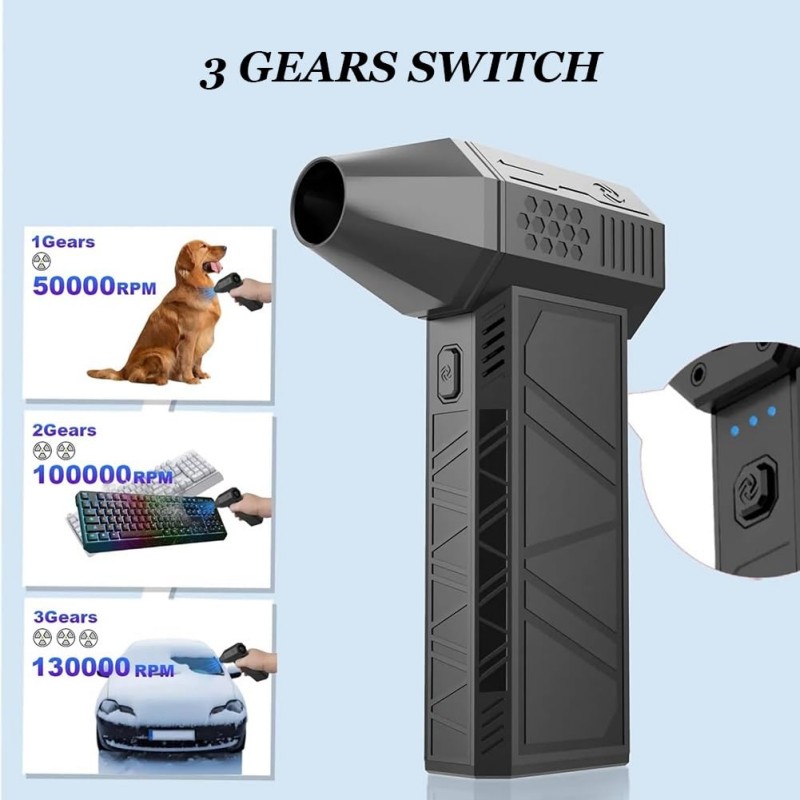 Turbo Jet Blower 130000RPM Pow - Dryer Car Blower recension och pris
