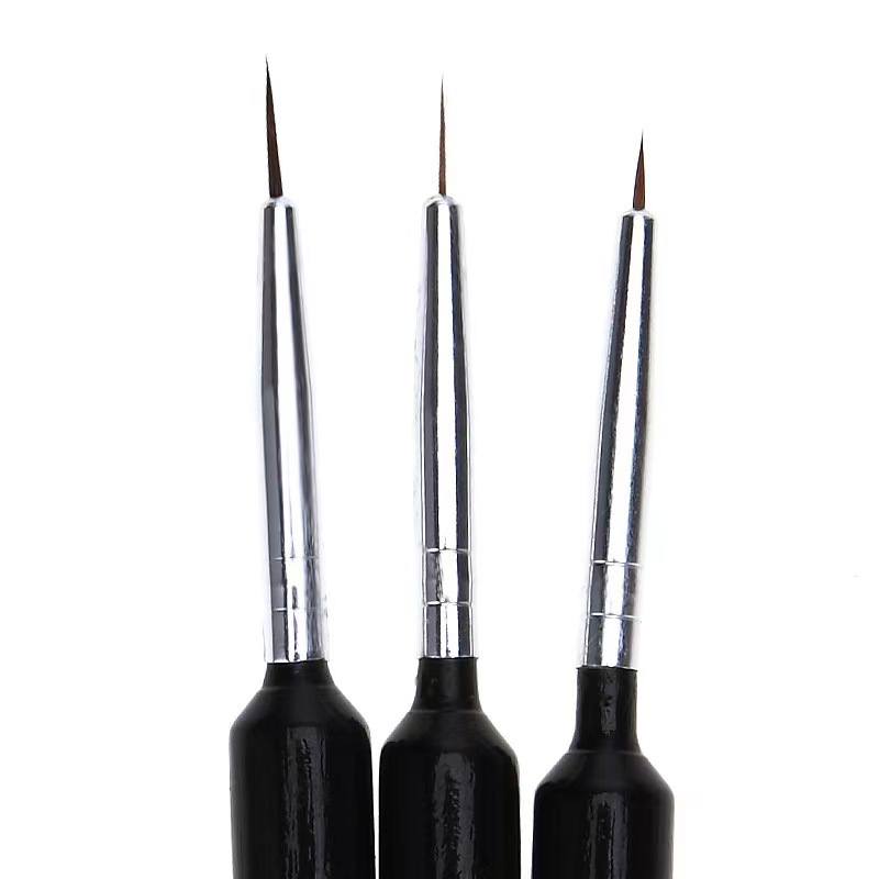 3Pcs Ultra-fine Nail Art Liner - Detailing Brush Set recension och pris