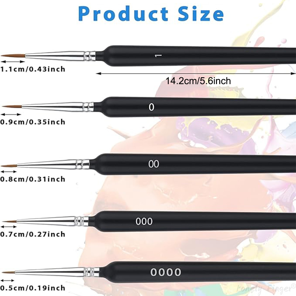 5/11Pcs Paint Brushes Set, Art - Detailing Brush Set recension och pris